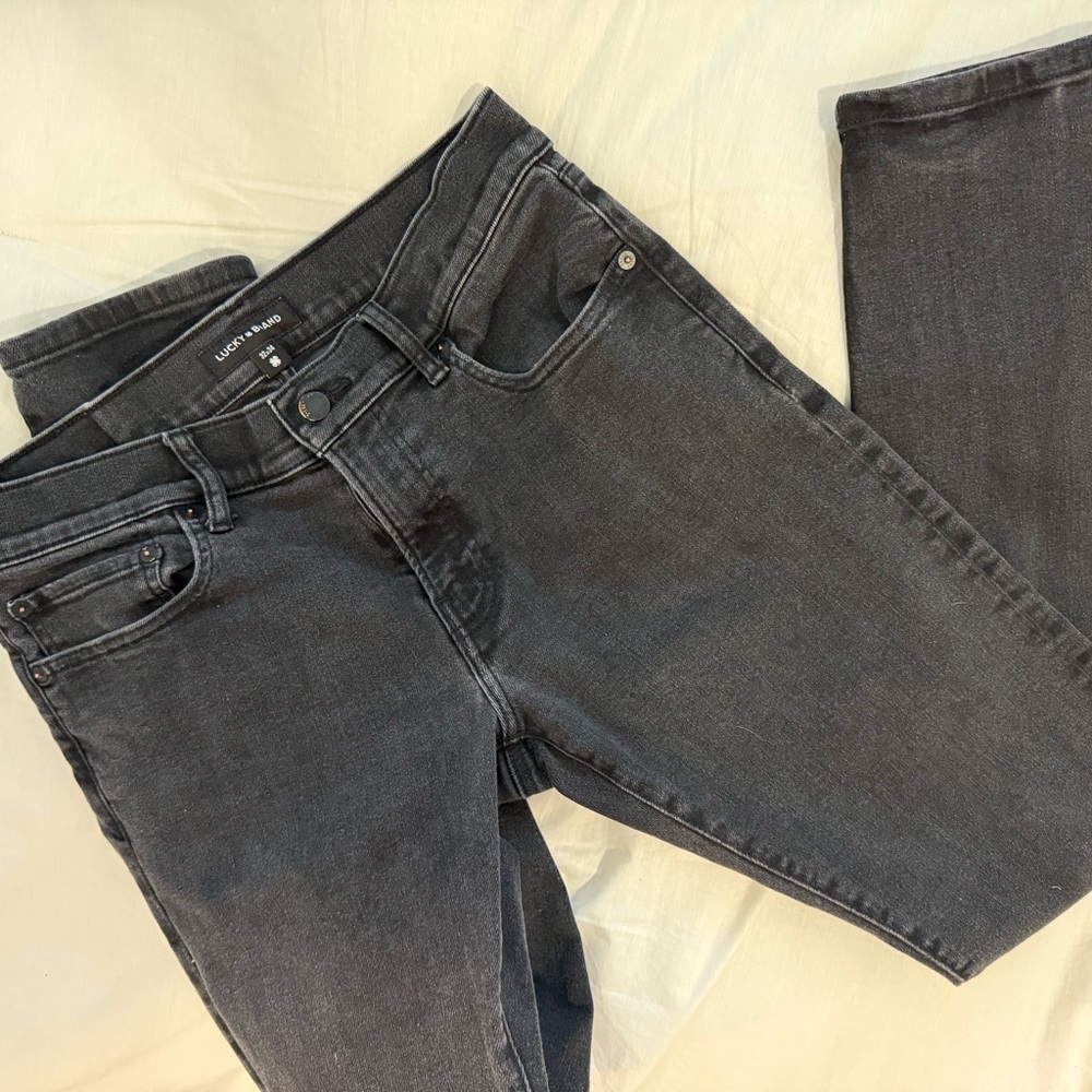 Lucky Brand Men's Dark Gray Slim Jeans